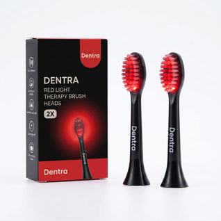 Dentra Red Light Therapy Brush Heads (2-Pack)